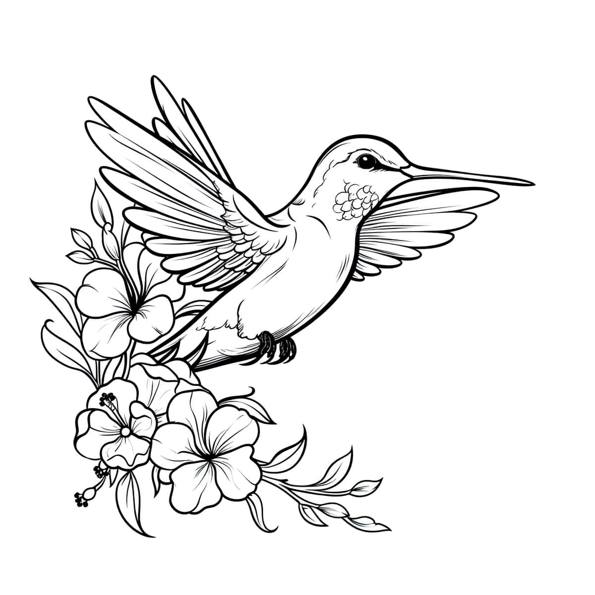 Qushlarning chizilgan rasmlari | Bird line art 1