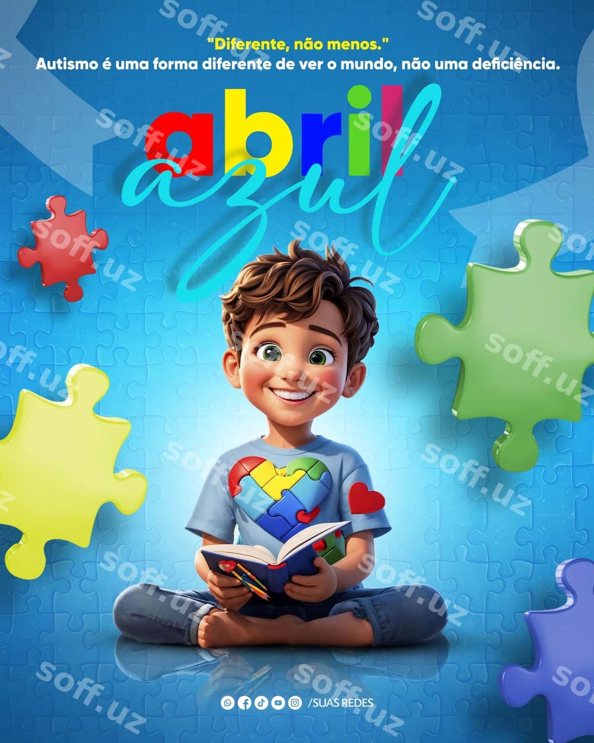 Ko'k aprel avtizm oyi | Blue april autistic month 1