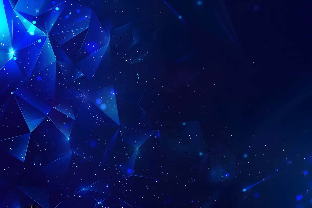 Yulduzli yulduzli moviy fon | Blue background with starburst design it 1
