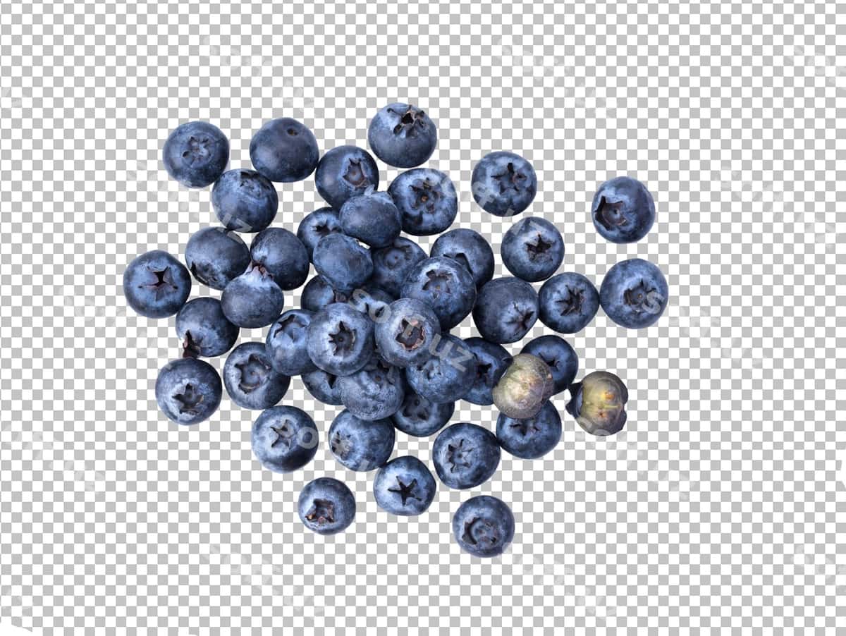 Yashil uzum ajraltirilgan alpha qatlam | Blueberries isolated alpha layer 1