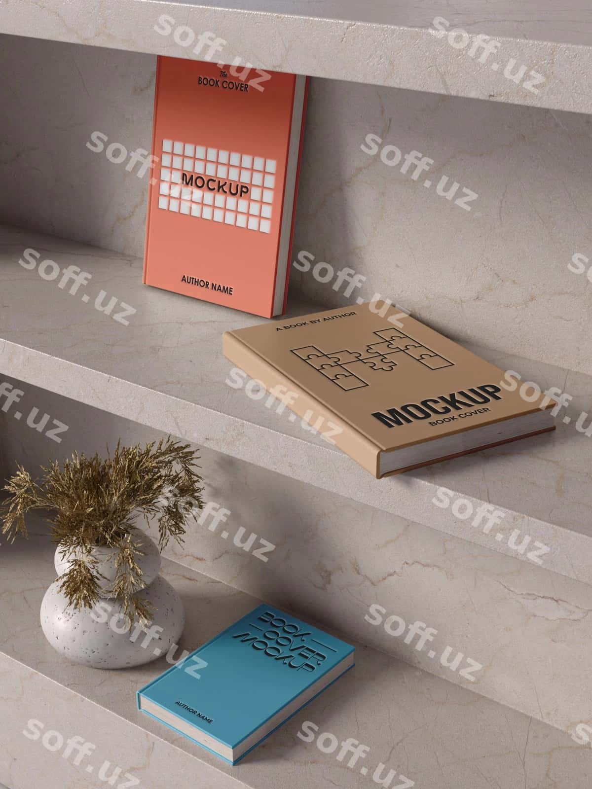 Kitob ichki namuna | Book indoors mockup 1