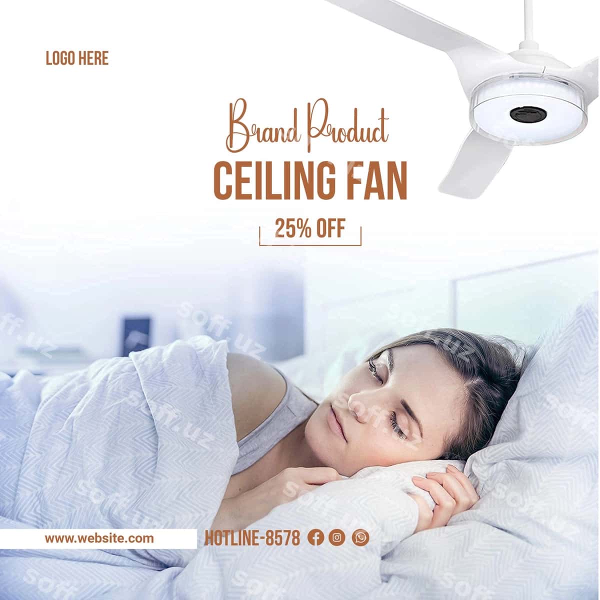 Brend ijtimoiy media post dizayni | Brand social media post design 1