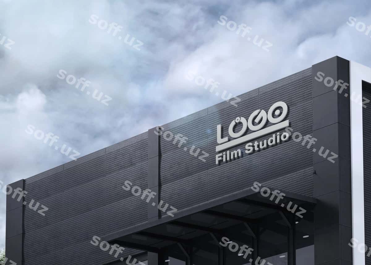 Brend fassada mockup | Branding facade mockup 1