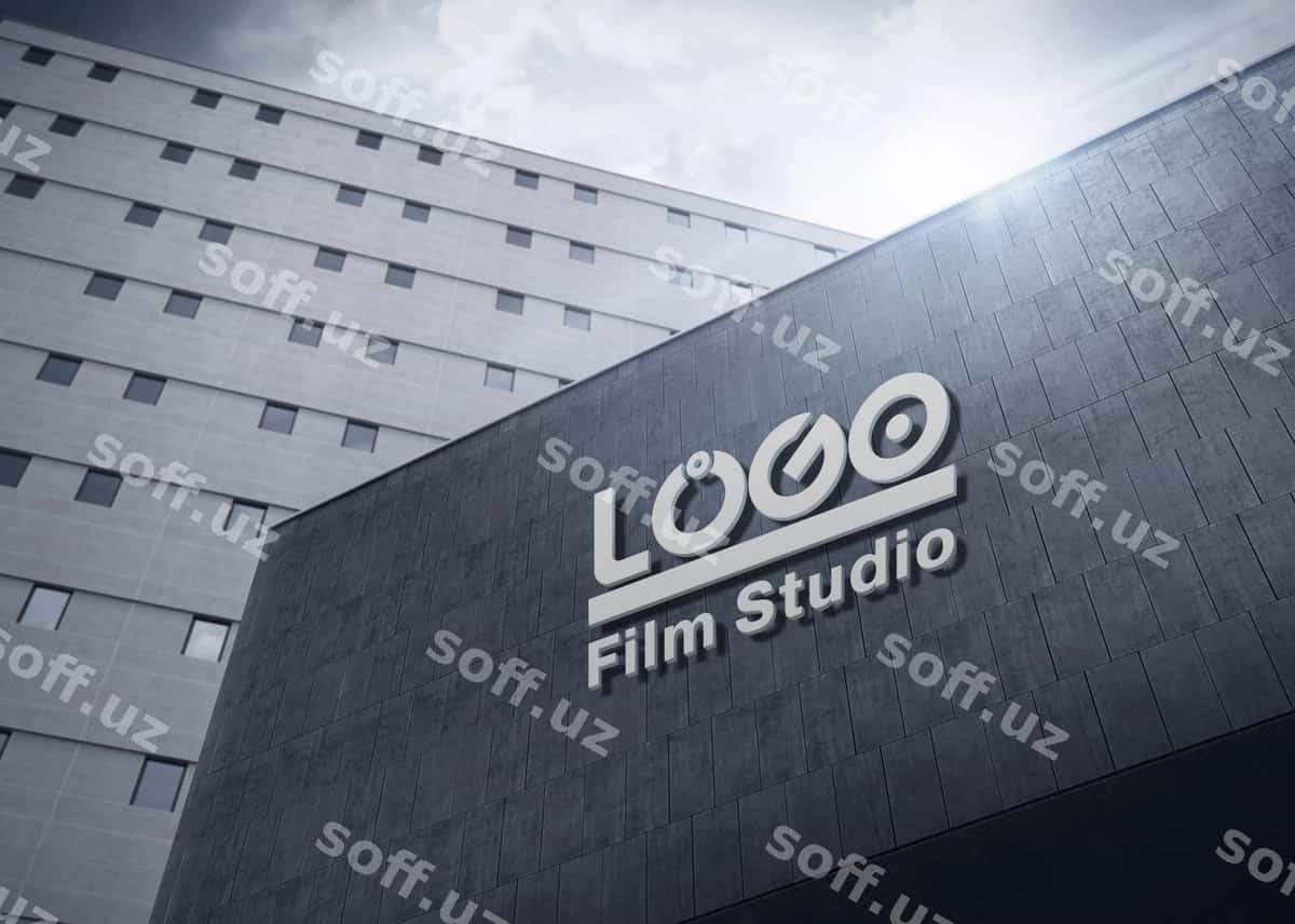 Binoni logotipi mockup | Building logo mockup 1