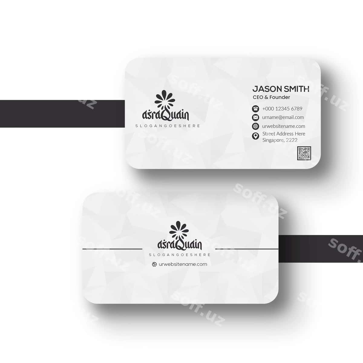 Biznes vizitka dizayn shabloni | Business card design template 1
