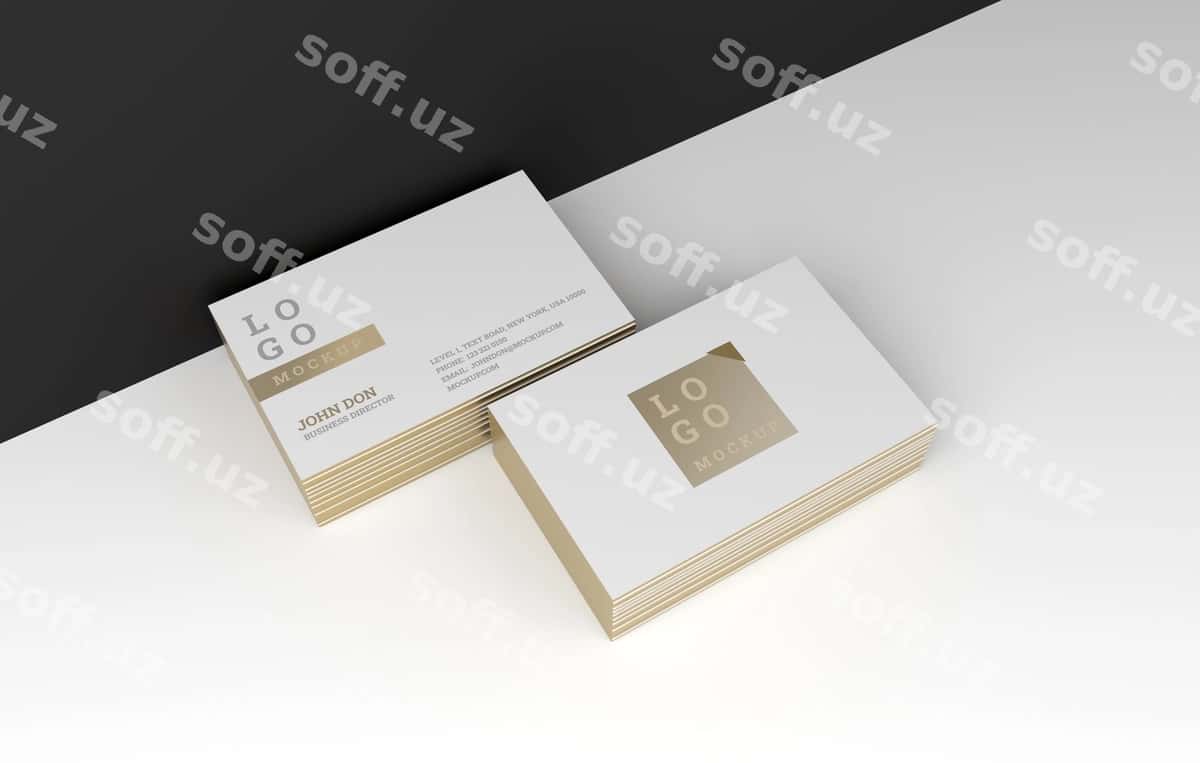 Biznes karta namunasi | Business card mockup 1