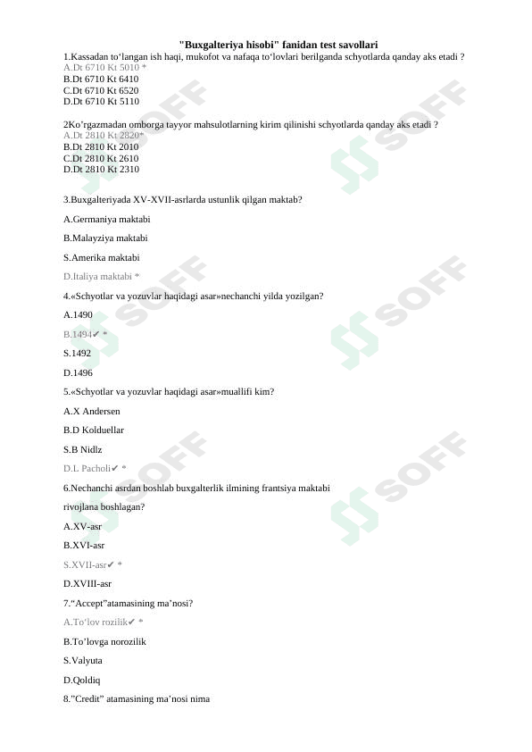 buxgalteriya test 300 ta baza 1