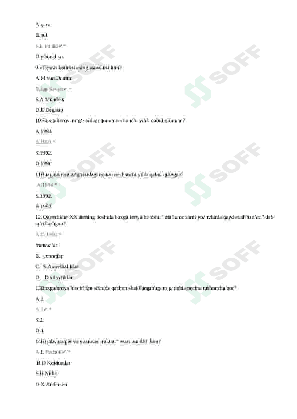 buxgalteriya test 300 ta baza 2