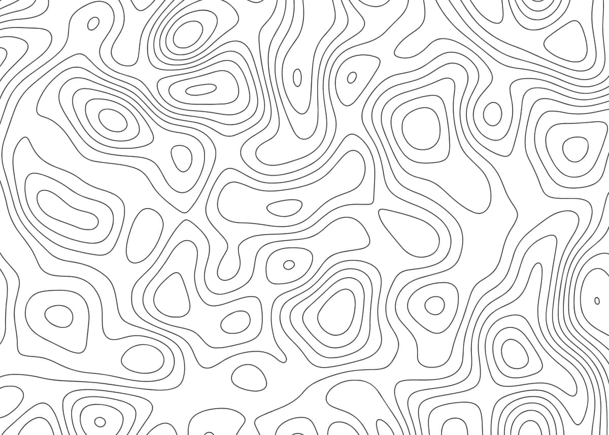 Mavhum topografik xarita kontur chiziqlari uzluksiz naqsh vektorli fon | Abstract topographic map contour lines seamless pattern vector background 1