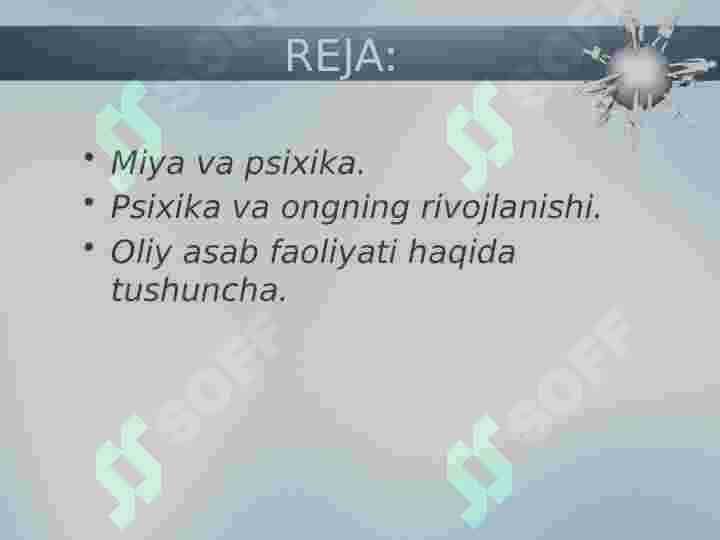 Psixologiyaning tabiiy-ilmiy asoslari 2
