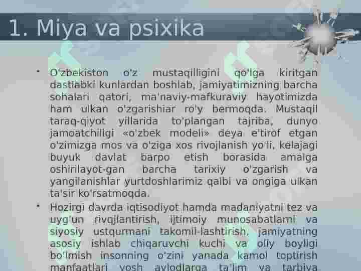 Psixologiyaning tabiiy-ilmiy asoslari 4