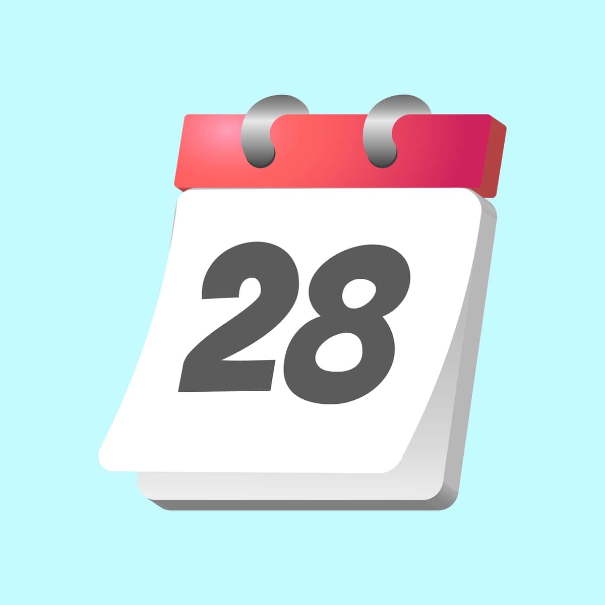 Kalendar piktogramma vektor tasviri | Calendar icon vector illustration 1