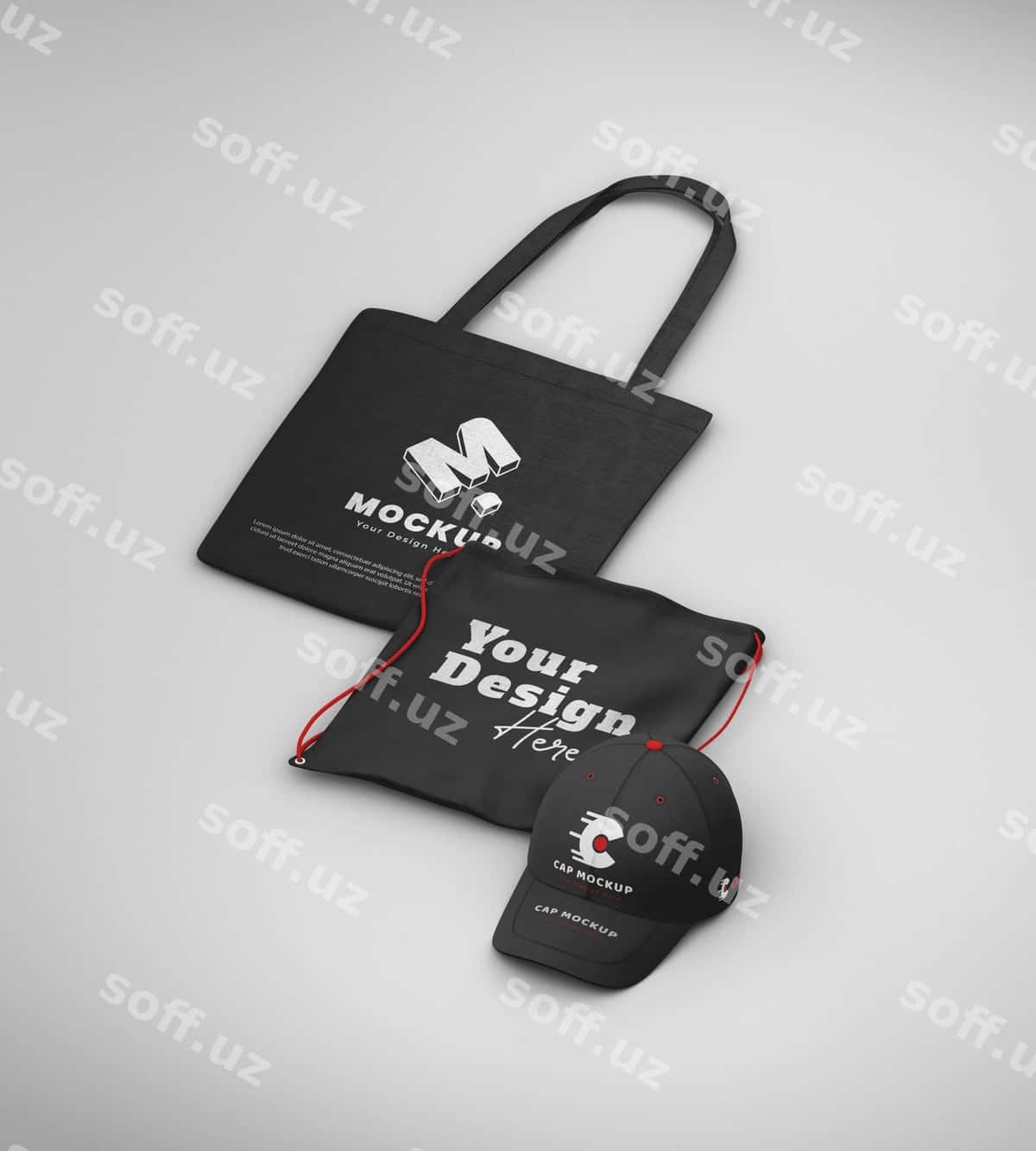 Boshlik dizayni mock-up | Cap design mock up 1