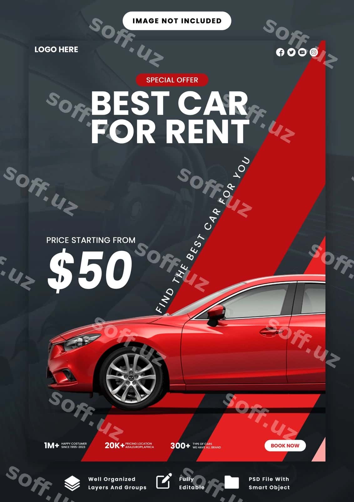 Mashina poster dizayni | Car poster design 1