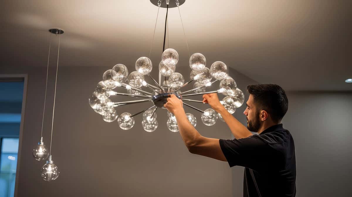 Shiftga yorug'lik moslamasini o'rnatish | Ceiling install light fixture 1