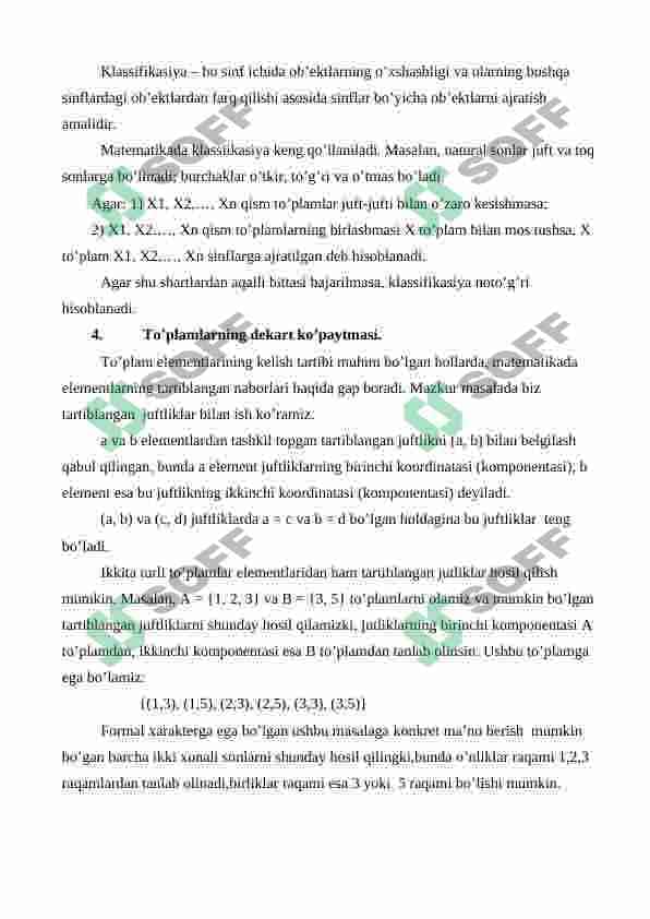 Chekli to‘plamlar qism to‘plamlari sonini aniqlash usullari 8