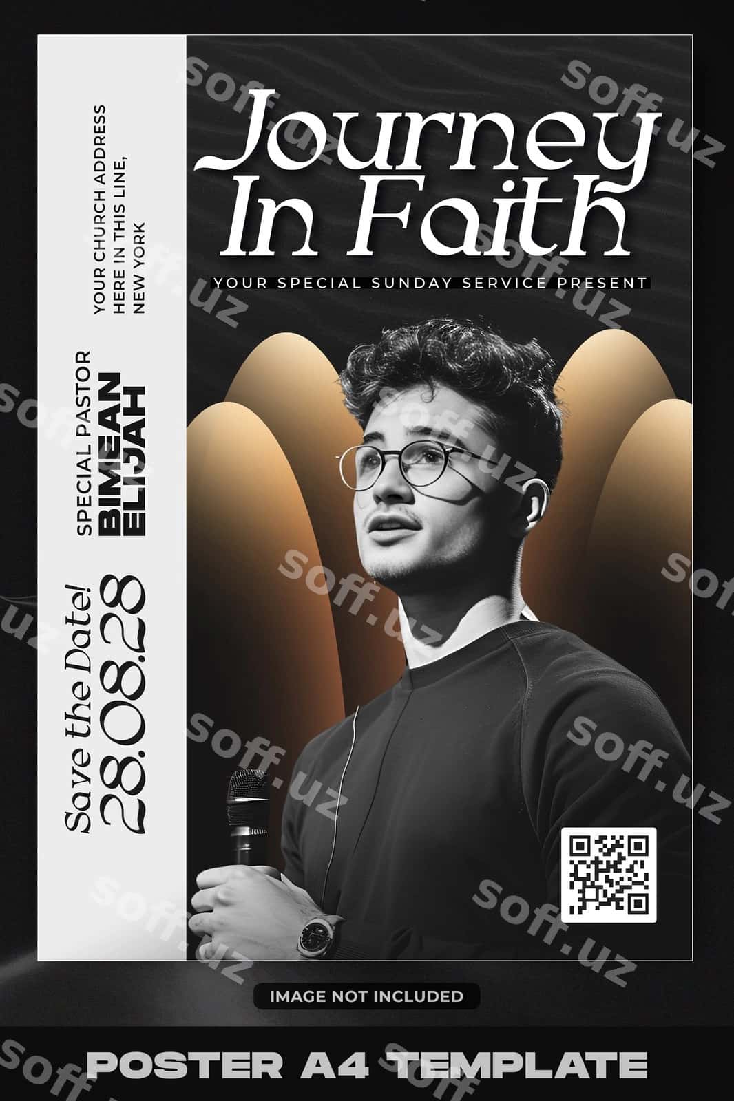 Church tadbir posteri taklifi | Church event poster invitation 1