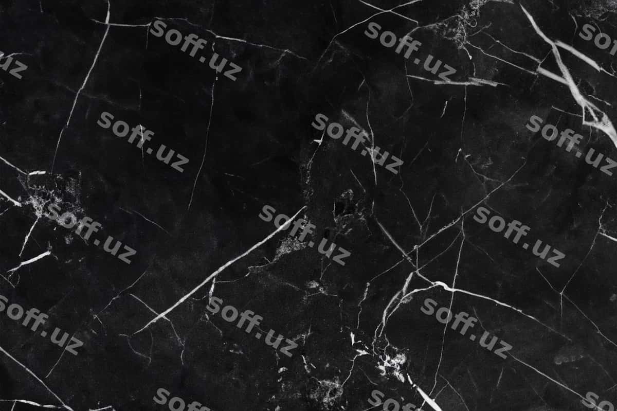 Yaqinlikdagi qora marmar teksturli fon | Close up black marble textured background 1