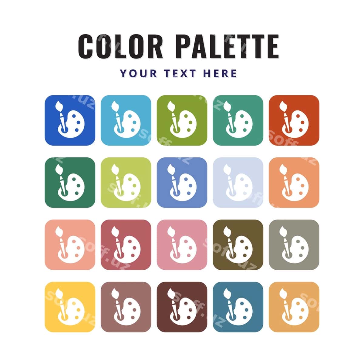 Rang paletasi | Color palette 1