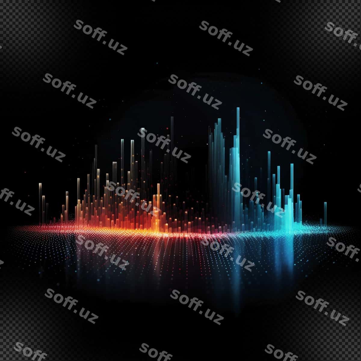 Rangli grafik balandlar | Colorful graphic bars 1