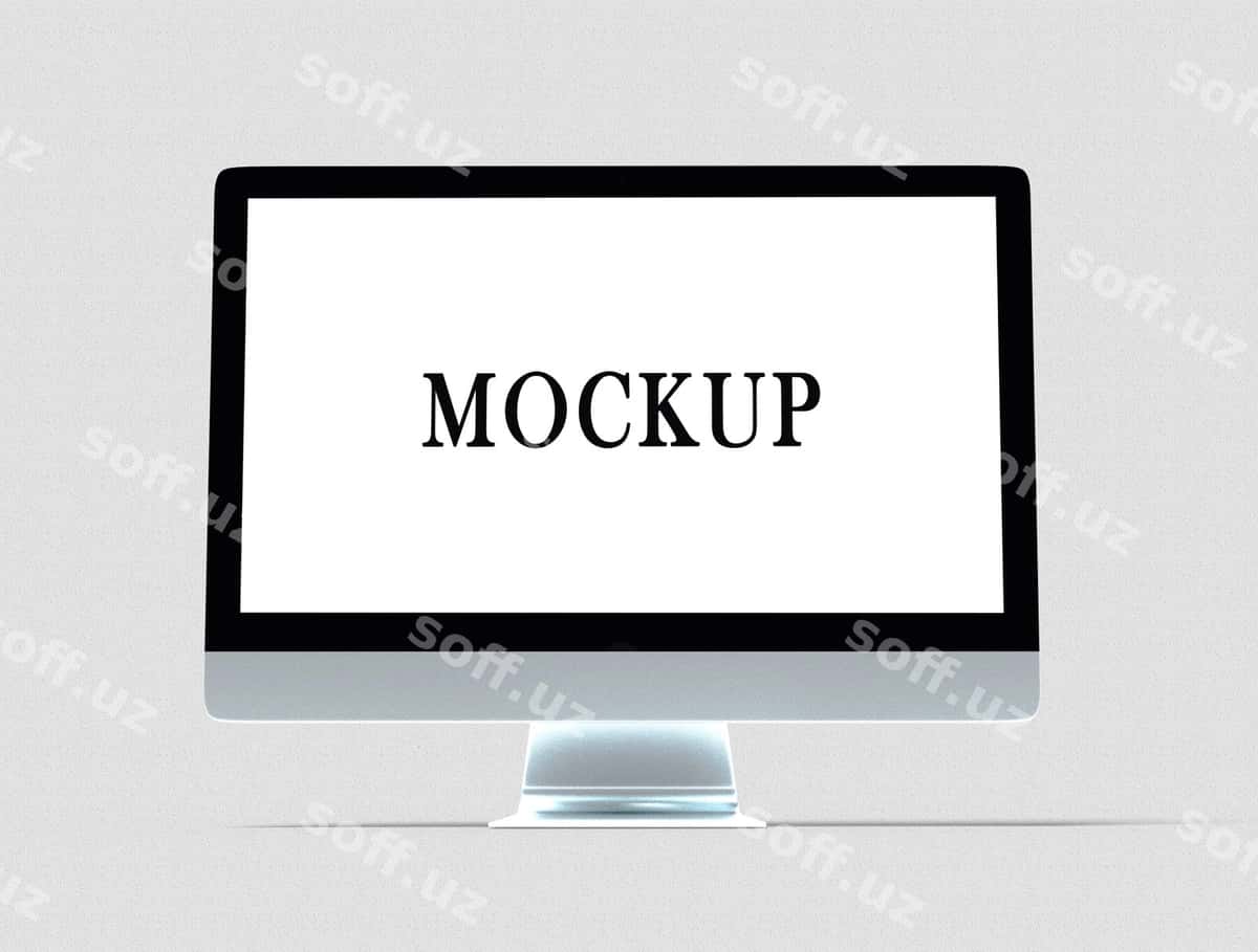 Kompyuter modeli | Computer mockup 1