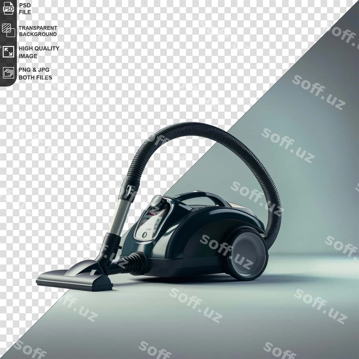 Kompyuter sichqoncha qora quloqchin bilan it | Computer mouse with black headphone it 1