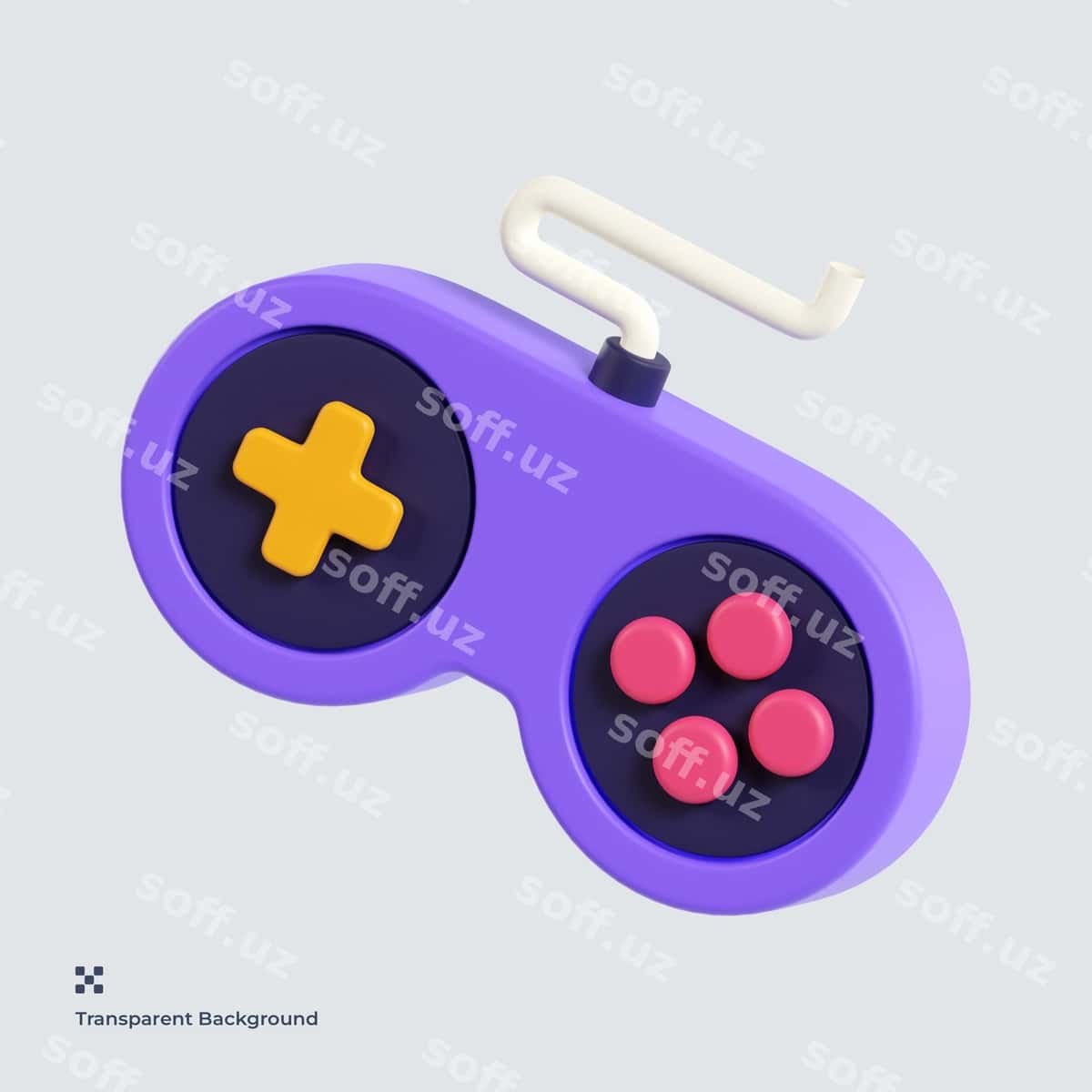 Kontroller 3D illustratsiyasi | Controller 3d illustration 1