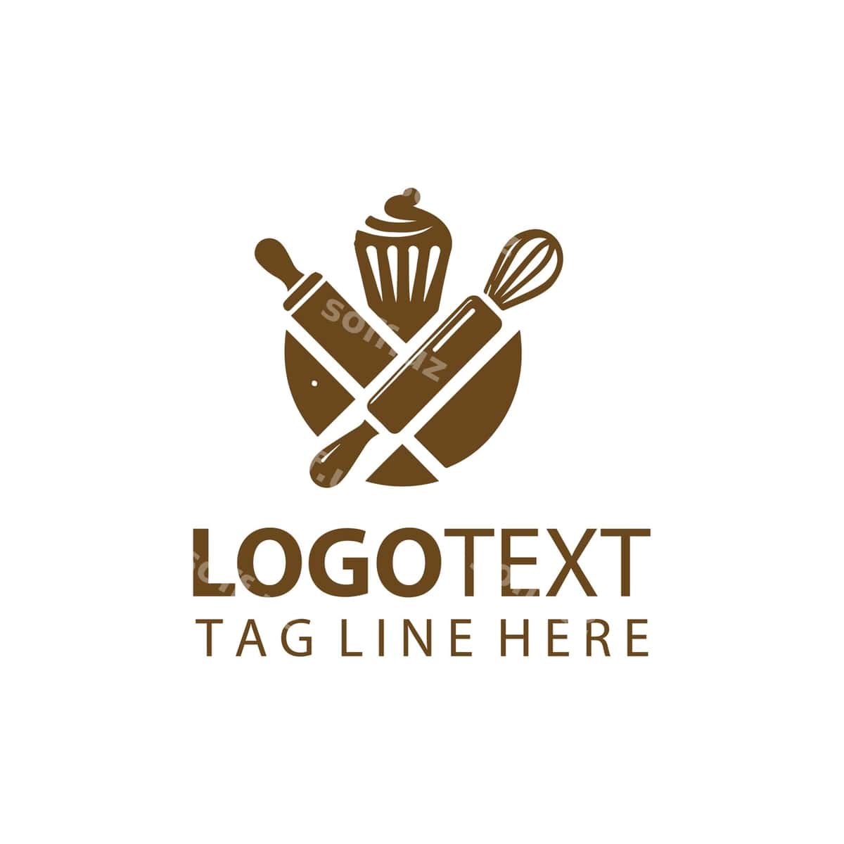 Ovqat pichotish logotipi vektori | Cooking logo vector 1