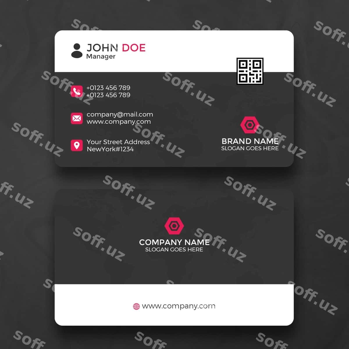 Korporativ biznes karta | Corporate business card 1