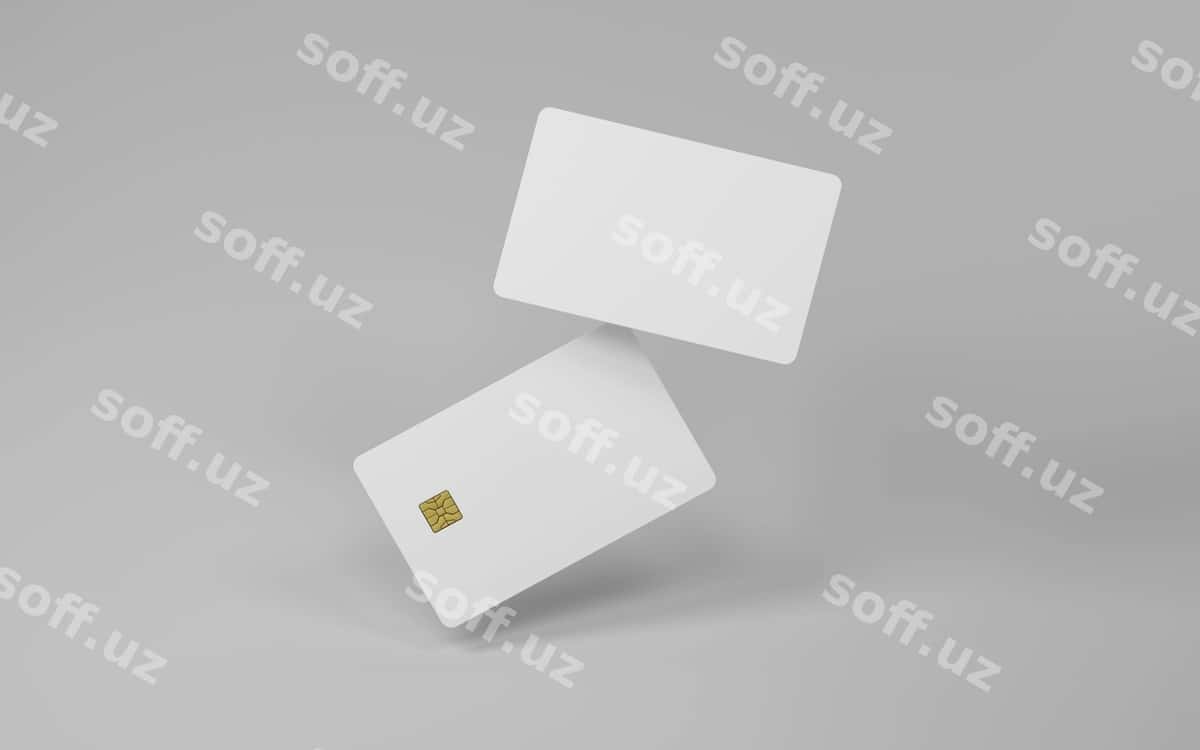 Kredit karta model dizayni | Credit card mockup design 1