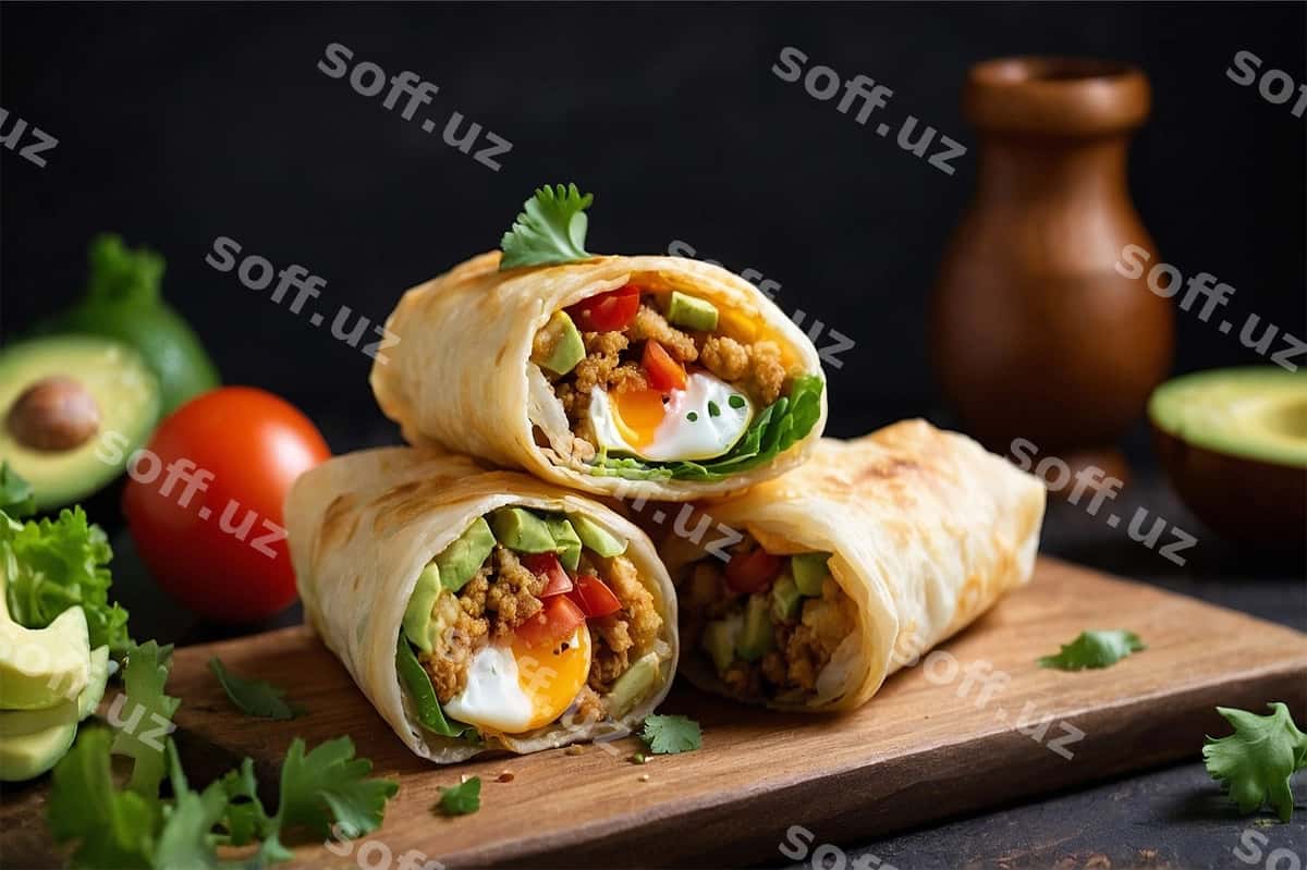Qatishqoq Meksik tuxma lavashlari | Crispy mexican egg rolls 1