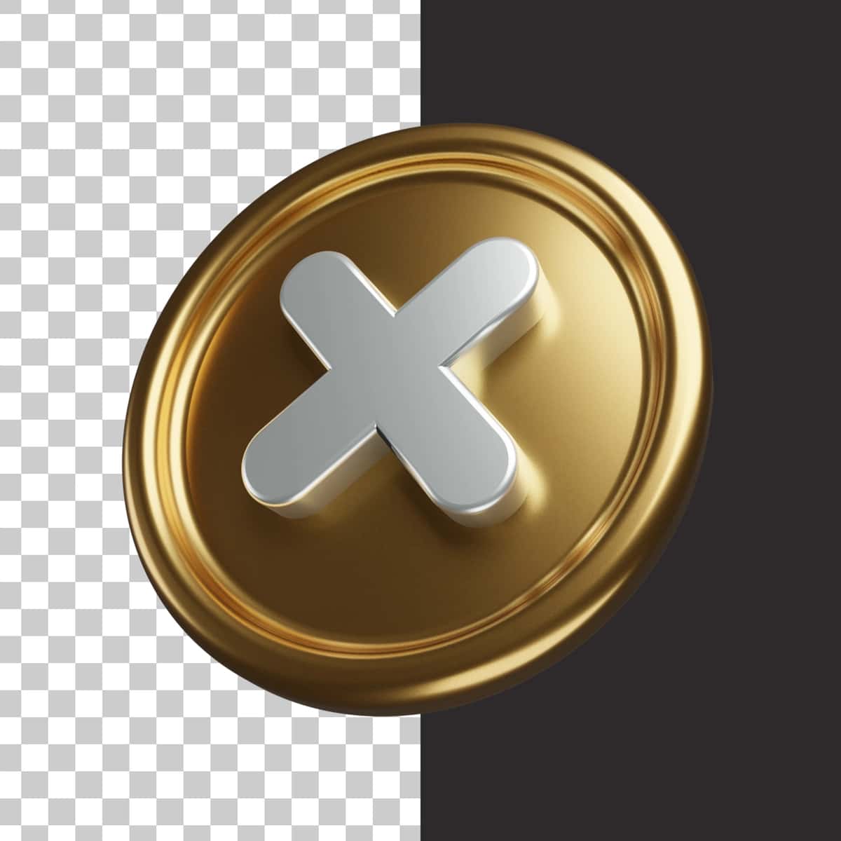 Xoch belgisi 3d | Cross icon 3d 1