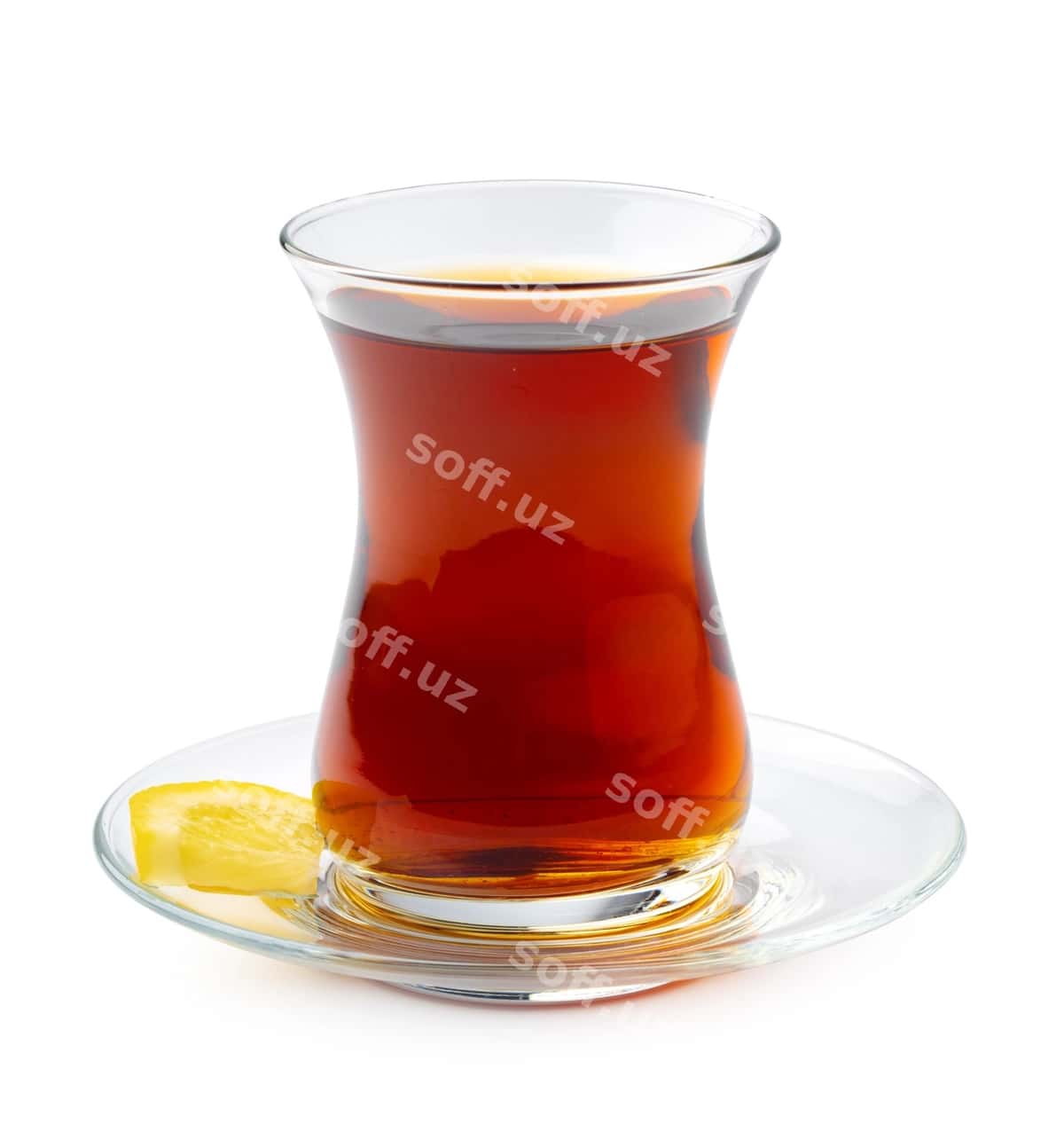 Koppa choy ajraltirilgan oq orqa fonda | Cup tea isolated white background 1