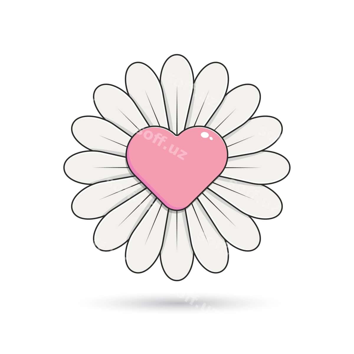 Chiroyli gul qalb gul chiroyli gul | Cute flower heart flower cute flower 1