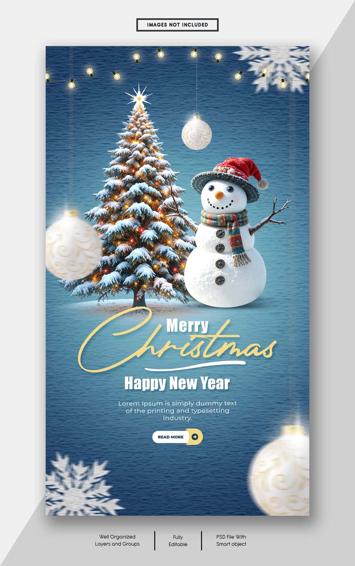 Rojdestvo muborak yangi yil 2026 instagram facebook hikoyasi dizayni | Merry christmas happy new year 2026 instagram facebook story design 1