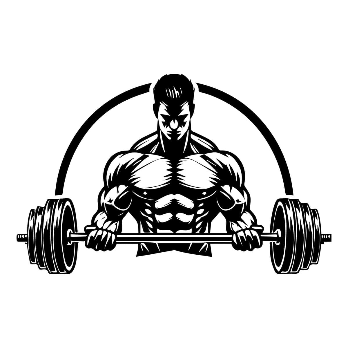 Sport zali logotipi sizning brendingiz | Gym logo your brand 1