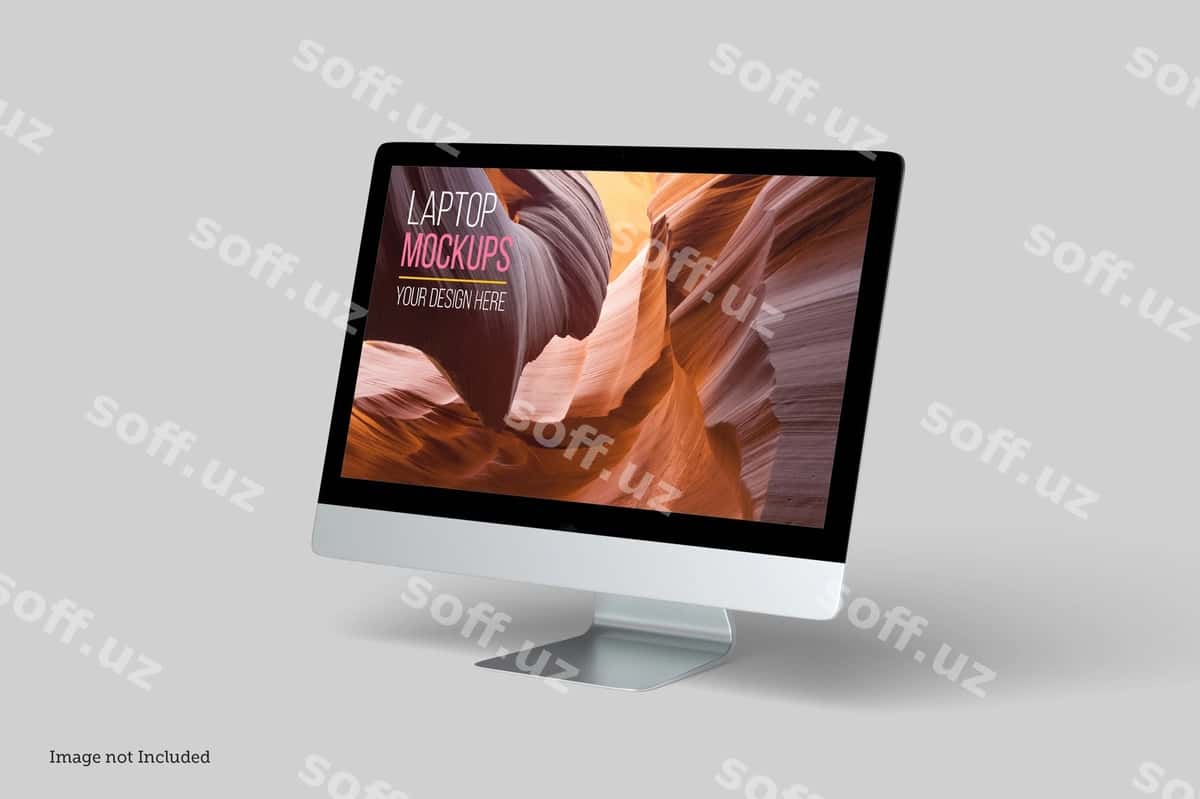 Ish stoli kompyuteri namunasi | Dekstop computer mockup 1