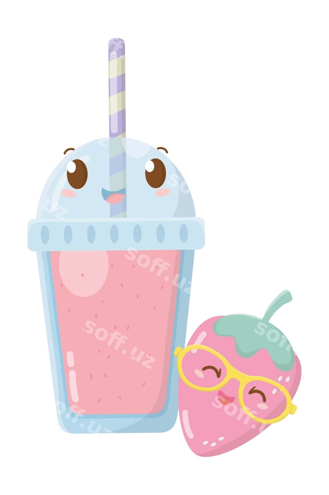 Shirin, mazali multfil'm illustratsiyasi | Delicious tasty cartoon illustration 1