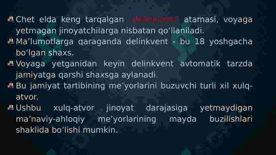 delinkvent axloq. 8