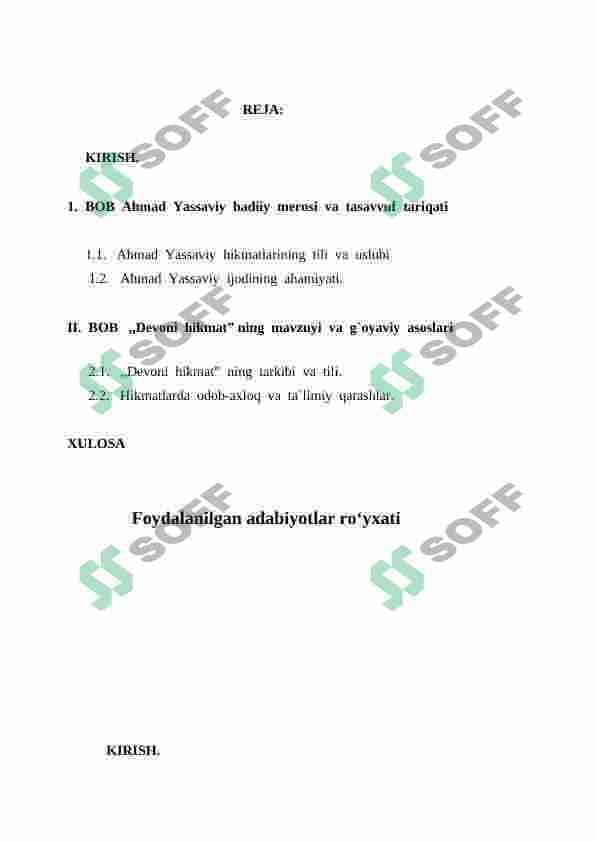 ,,Devoni  hikmat”  asarining  til  xususiyatlari 2