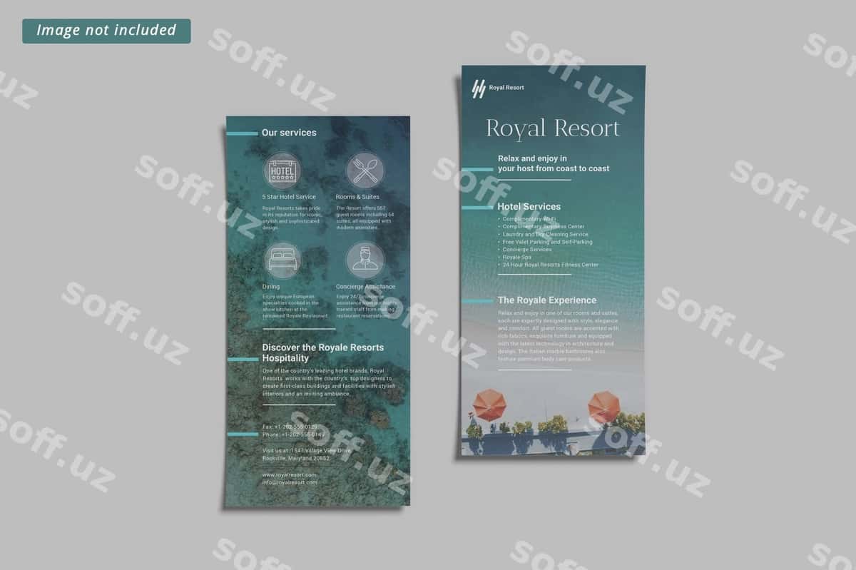 Dl varaqasi maketi | Dl flyer mockup 1