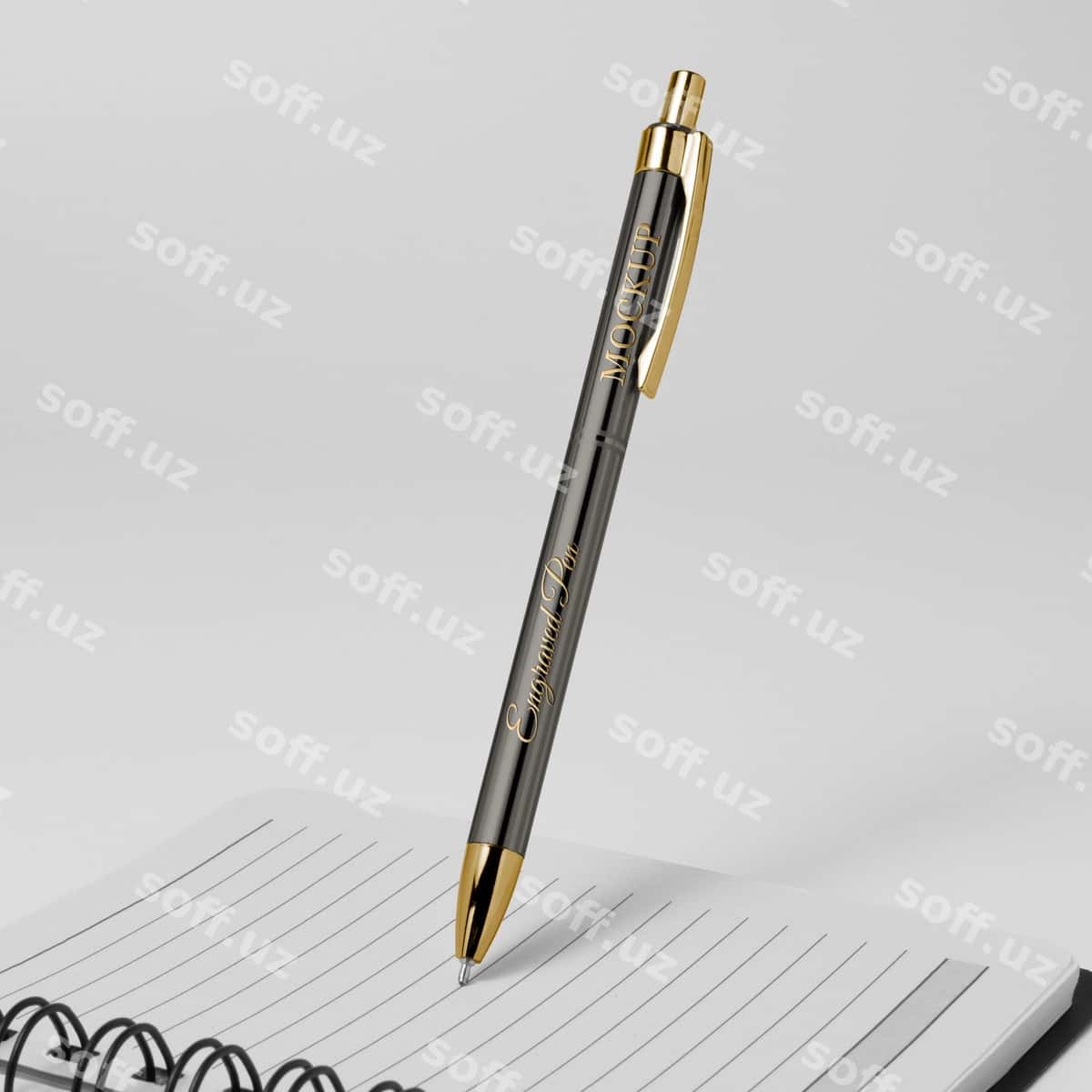 Chiroyli ruchka namuna dizayni | Elegant pen mockup design 1