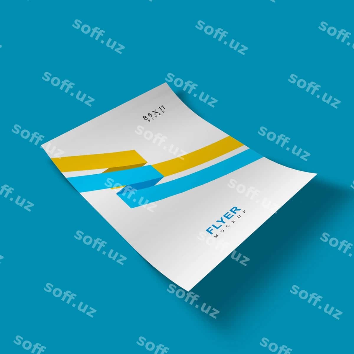 Nafis oddiy flayer maketi | Elegant simple flyer mockup 1