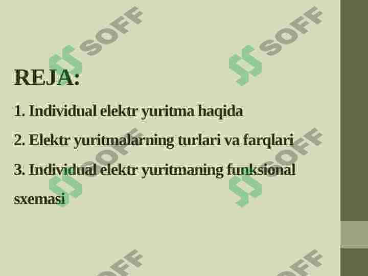 Individual elektr yuritmalar 2