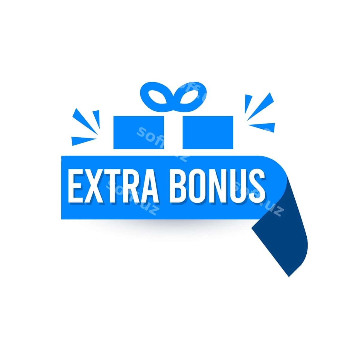Qo'shimcha bonus banner dizayn shabloni | Extra bonus banner design template 1