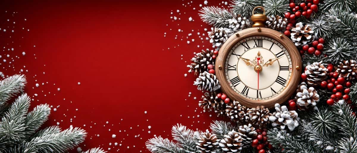 Bayramona Rojdestvo soati | Festive christmas clock 1