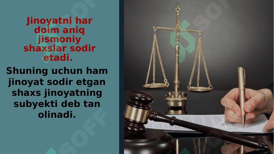 Jinoiy javobgarlik va jazo tizimi 2