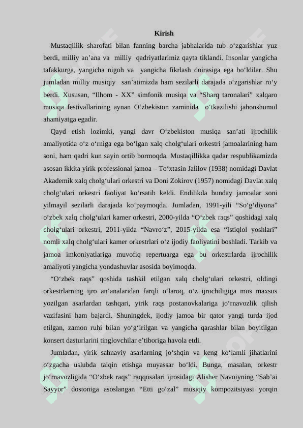 Mustaqillik yillarida o‘zbek xalq cholg‘ularida ijrochilik san’ati 2