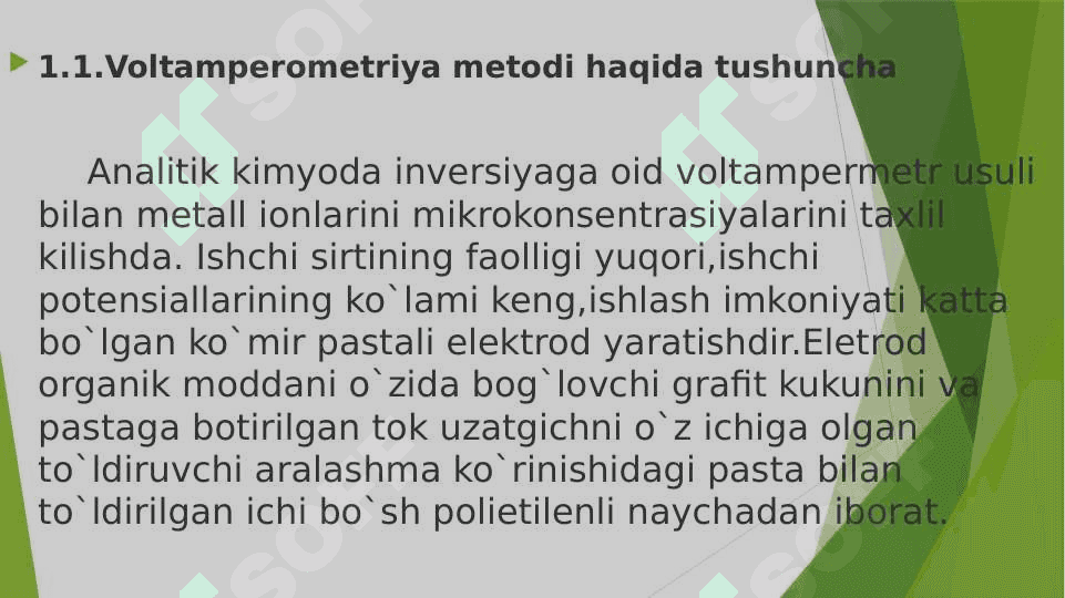 VOLTAMPEROMETRIYA slayd 3