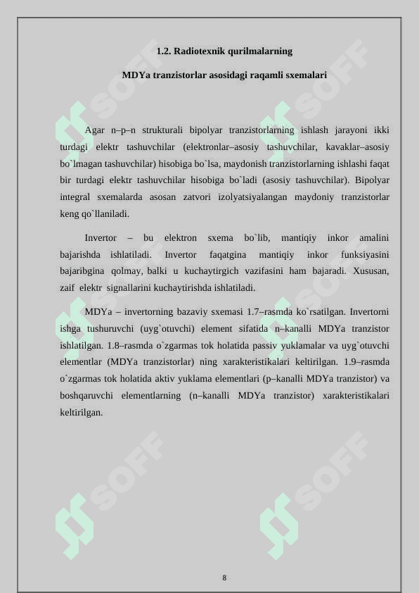 Bipolyar  transistor  kuchaytrgich  elementi  sifatida 8